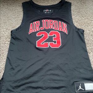 Jordan Black Red Air Jordan 23 Basketball Jersey